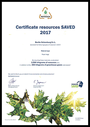 Certificate resources SAVED 2017